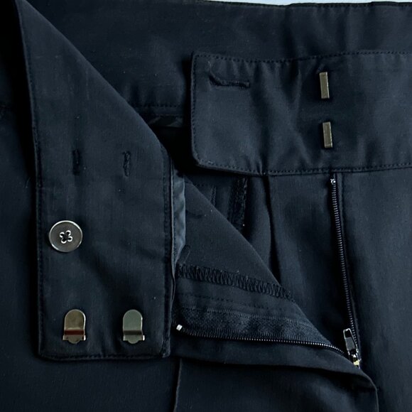 Women's Larry Levine Stretch Size 14 Black Capri Pant - Picture 5 of 13